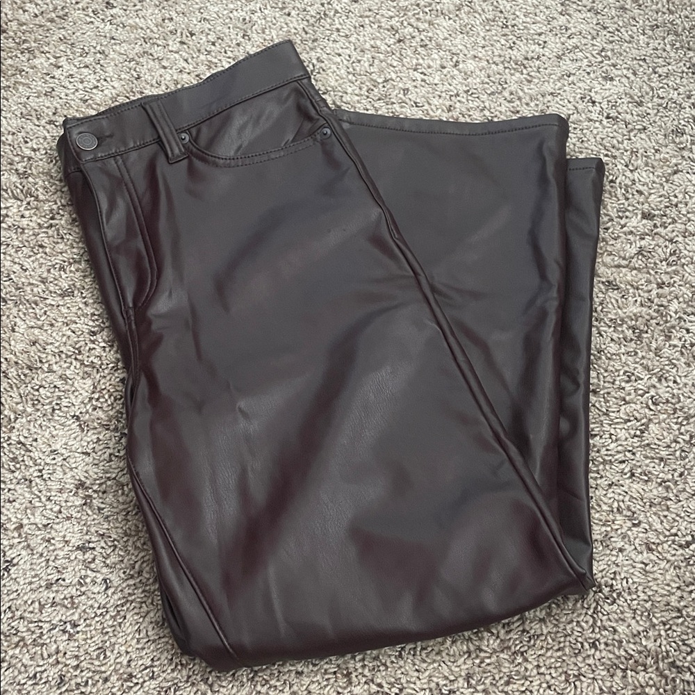 Banana Republic Faux Leather Pants